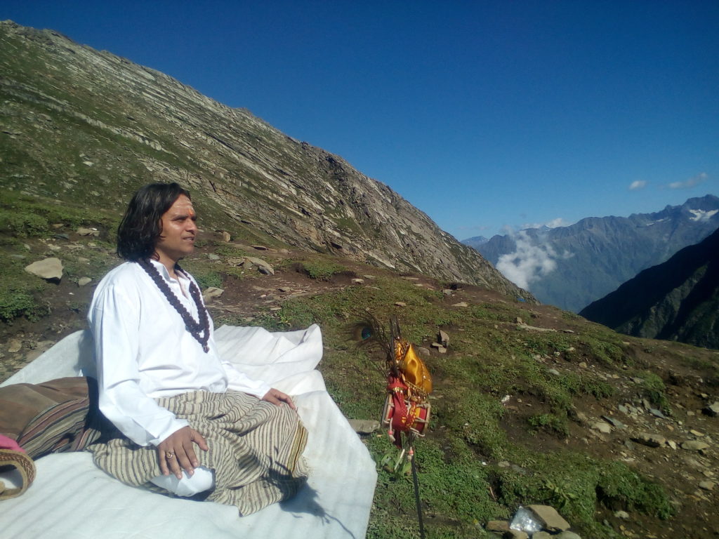 Shivam Meditating in the Mountains