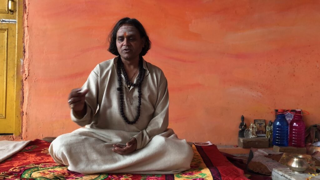 Yogi Shivam Teaching Seated